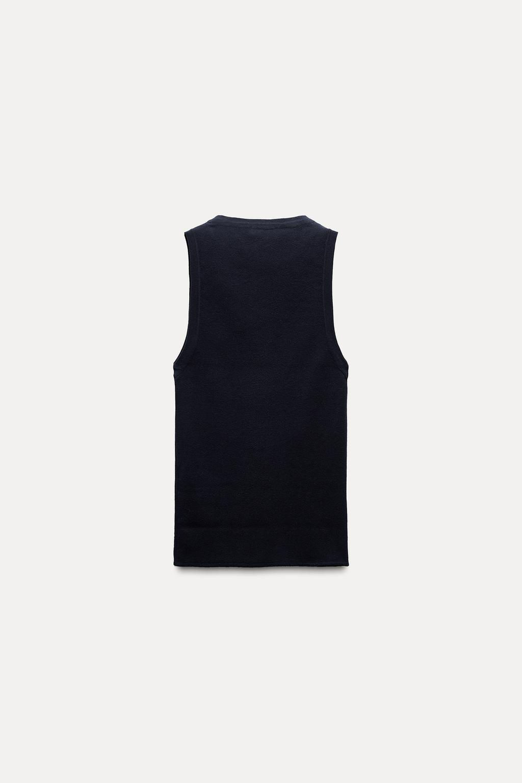 BASIC PLAIN KNIT TOP - Zara фото 10