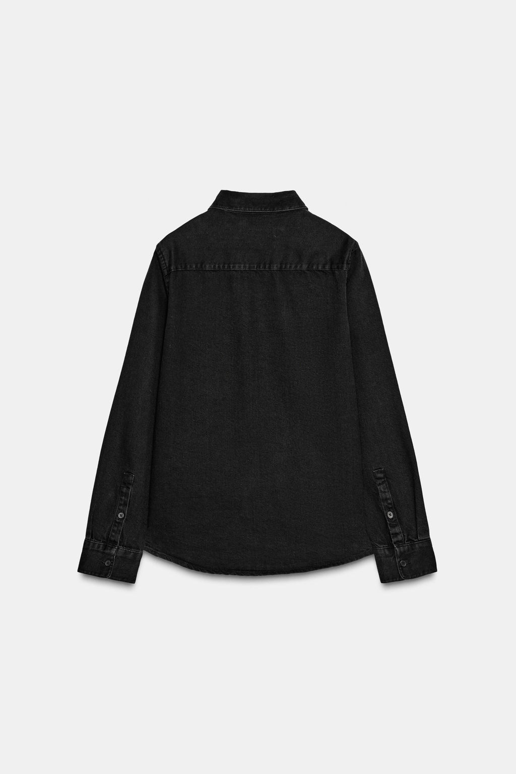 ZW COLLECTION SLIM DENIM SHIRT - Zara фото 8