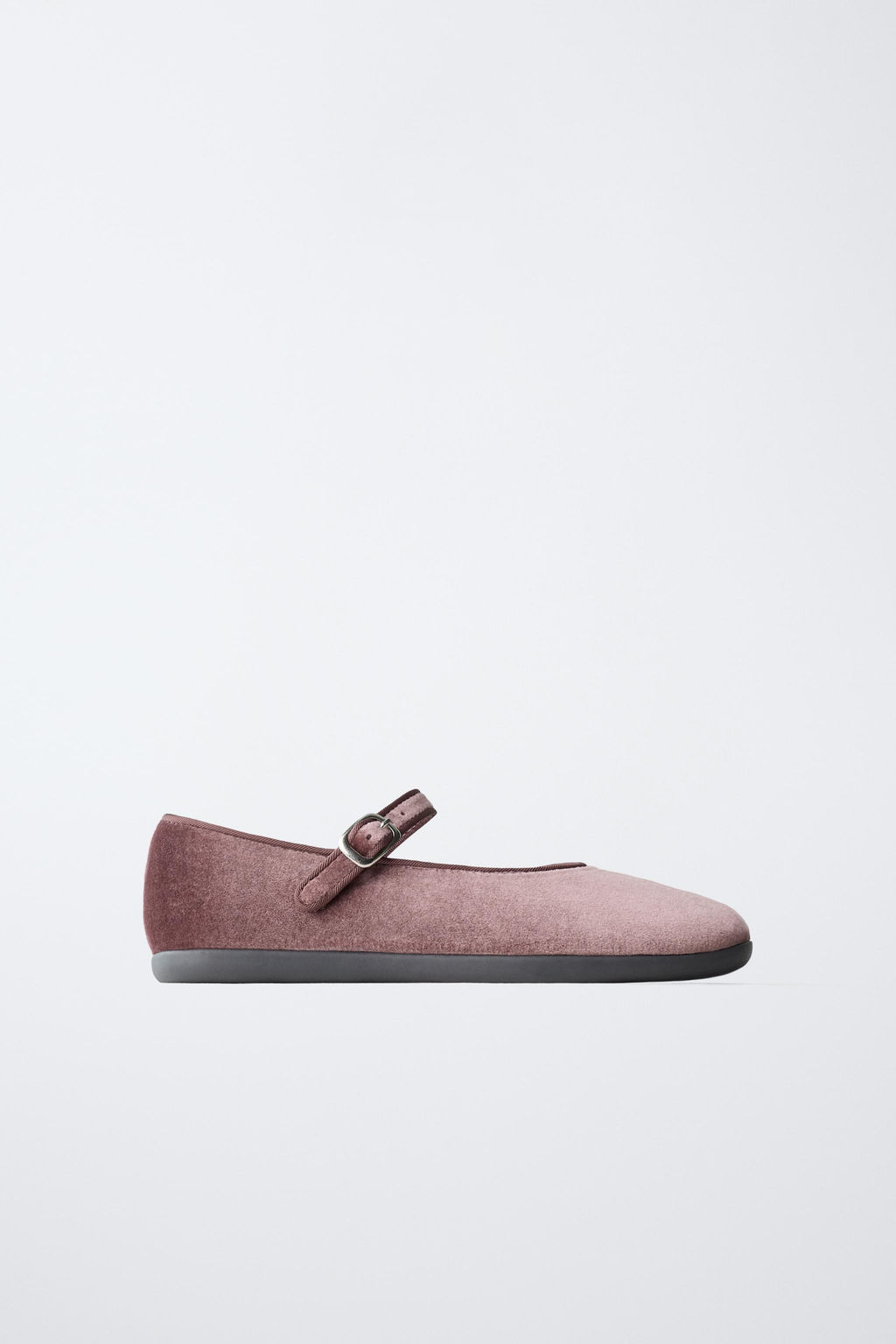 VELVET BALLET FLATS - Zara фото 2