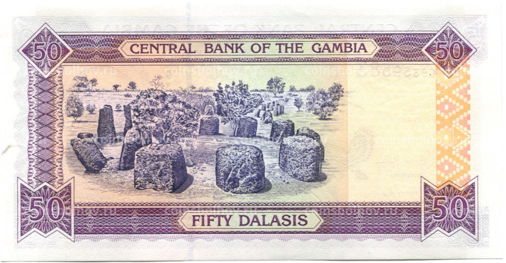 50 даласи 2005 года Гамбия