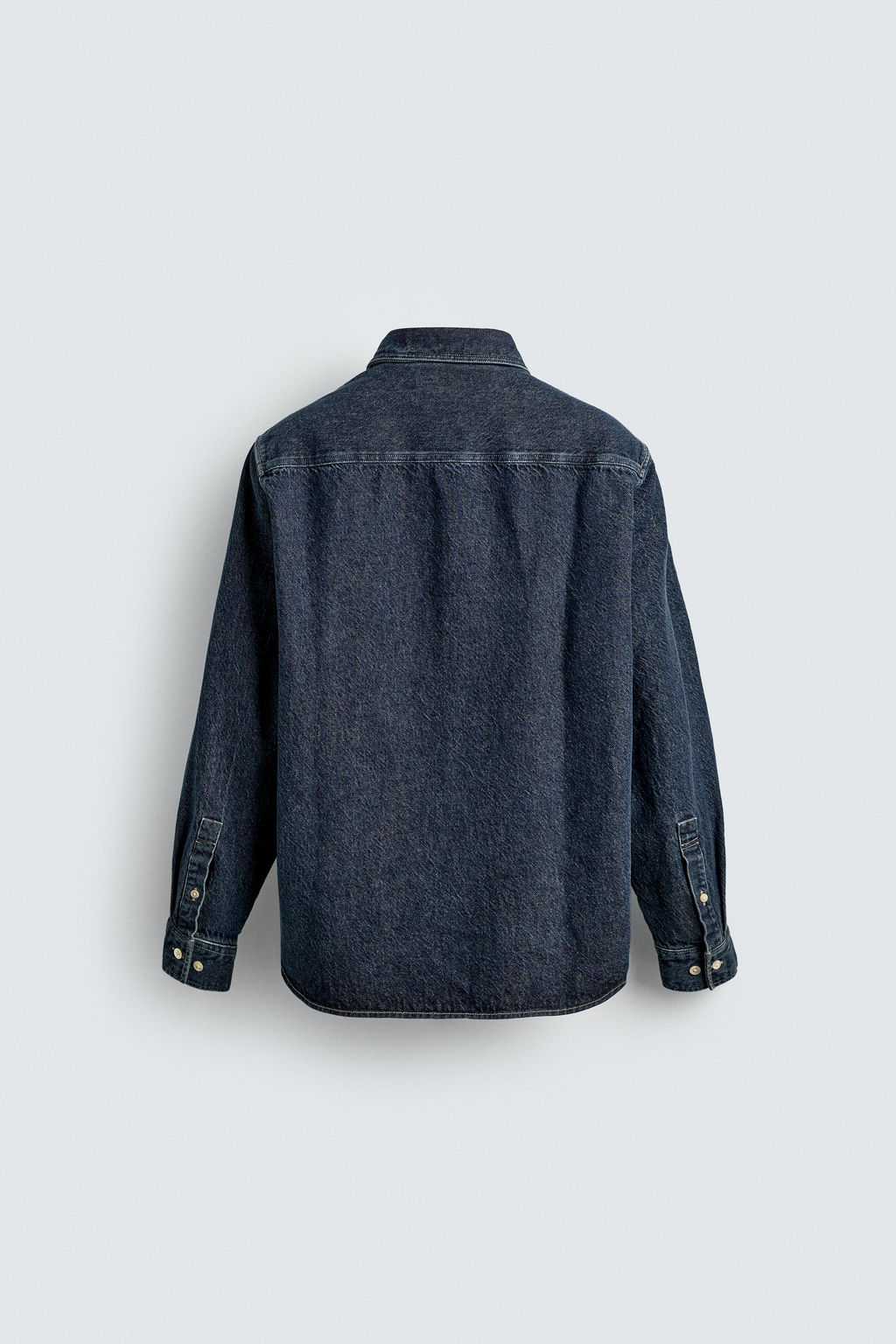 RELAXED FIT DENIM SHIRT - Zara фото 9