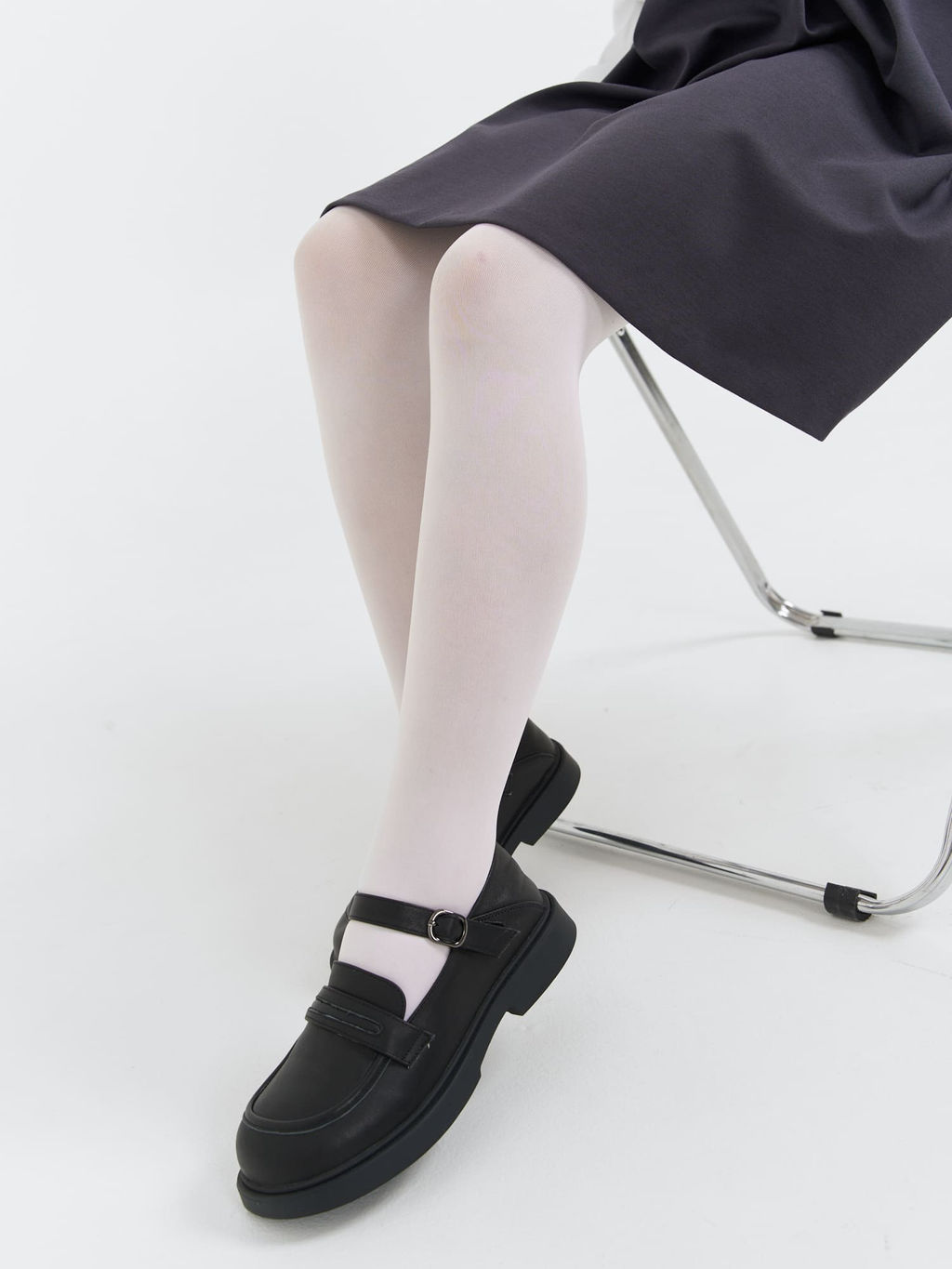 Туфли школьные для девочки Черные 7+ - Bungly фото 11