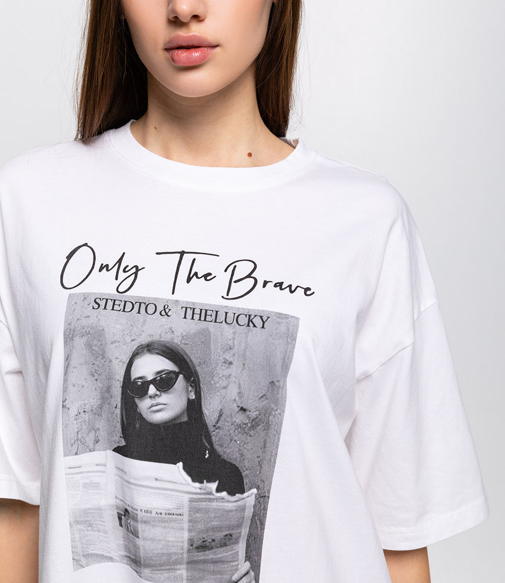 Футболка #КТ1811 (1), белый - Dommod фото 5