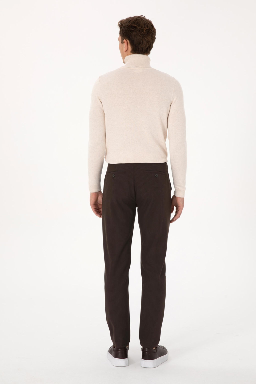 Erkek Kahverengi Kanvas Pantolon - U.s. polo assn фото 4