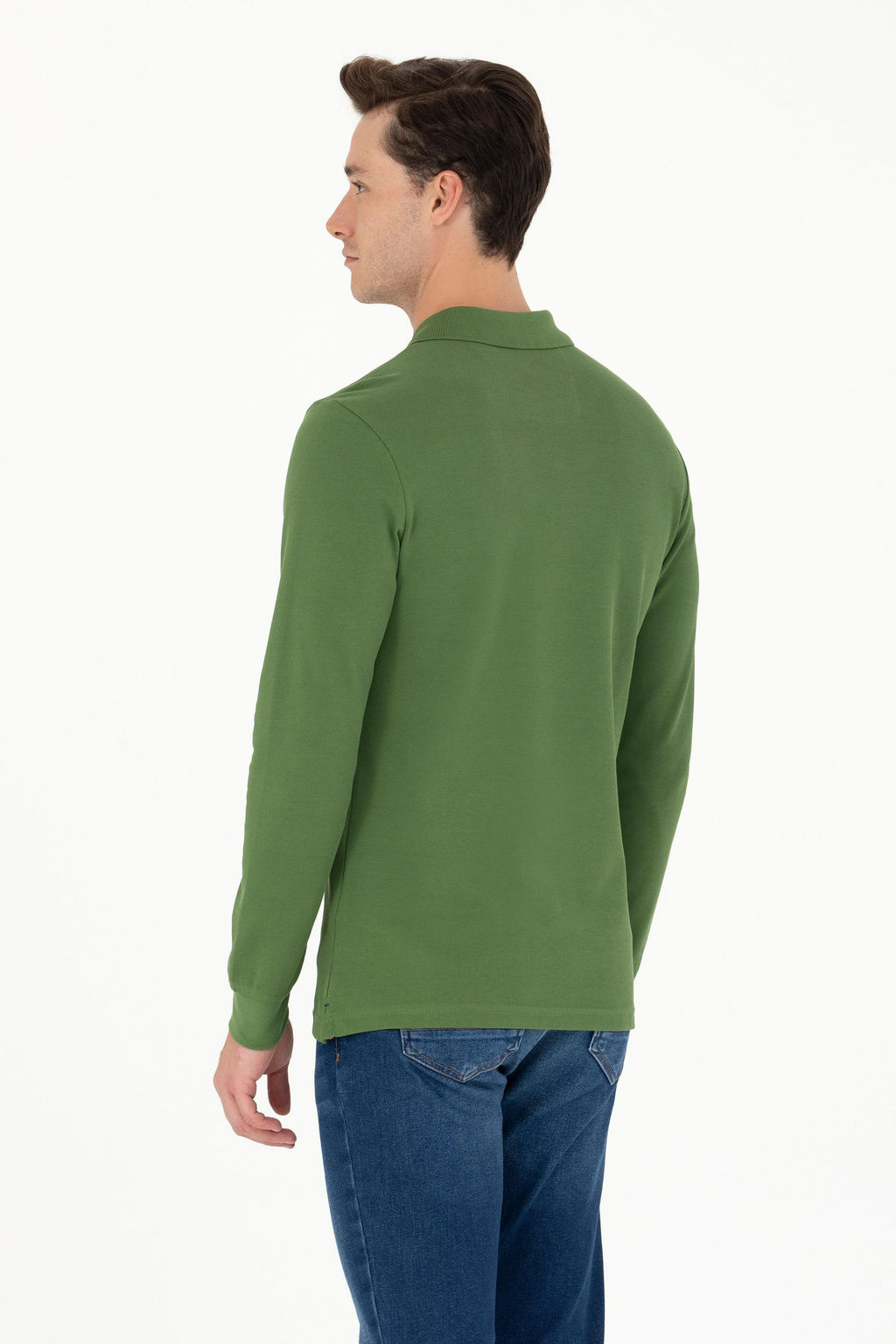 Мужской зеленый базовый свитшот Неожиданная скидка в корзине - U.s. polo assn фото 12