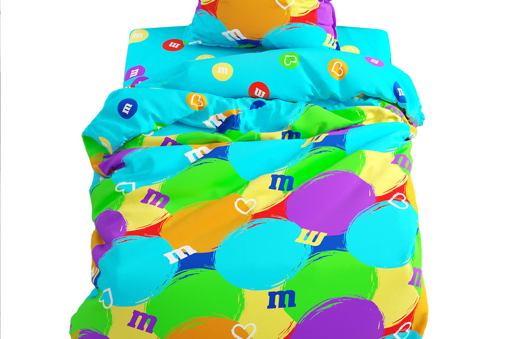 КПБ "Павлайн" FreeDom бязь 1,5 сп. "Конфетки" вид 1 с 1 нав. 70*70