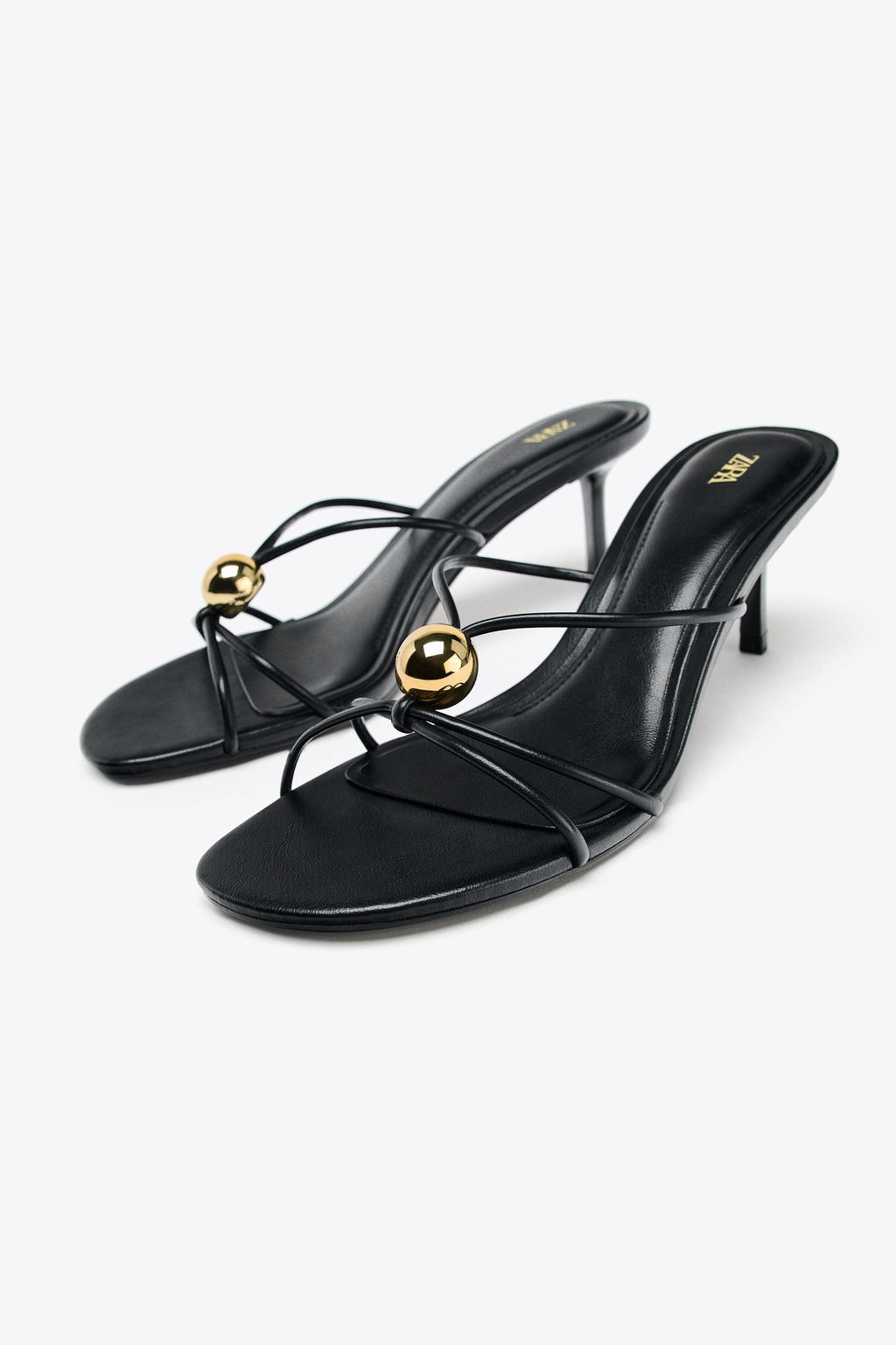 SANDALS WITH METAL DETAIL - Zara фото 8
