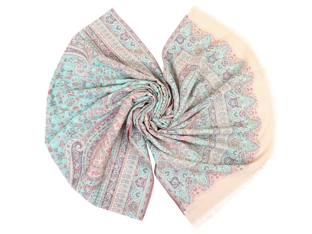 Палантин широкий шерсть 100% Тк4400/32