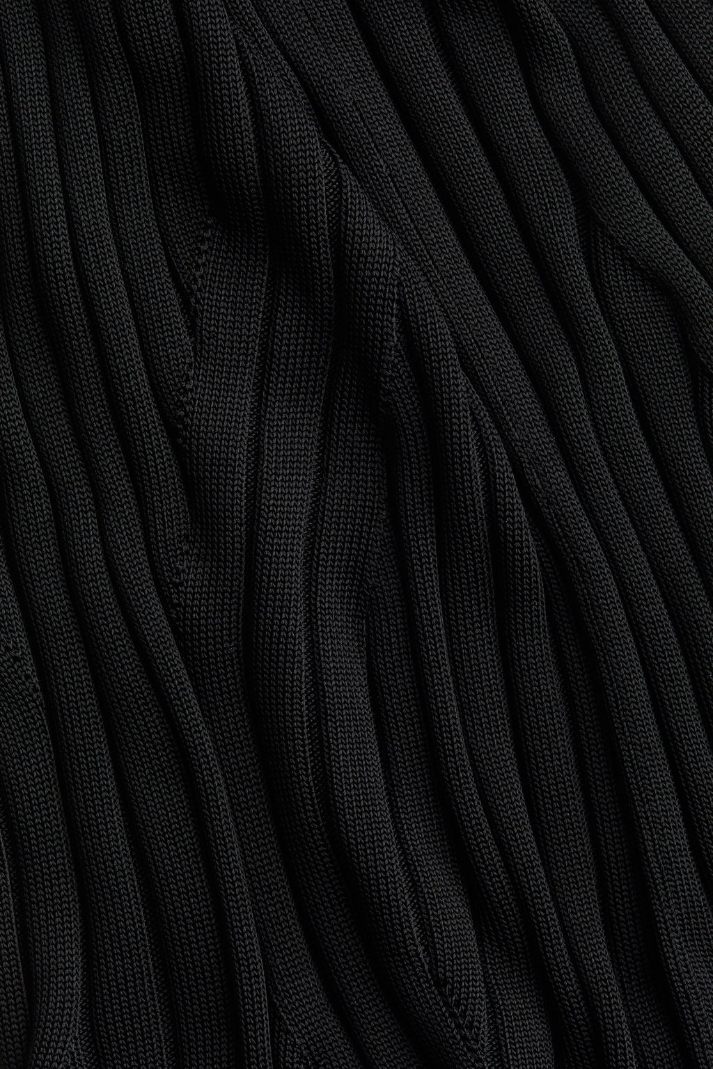 Vestido en punto de canale con cuello cisne - H&m фото 8