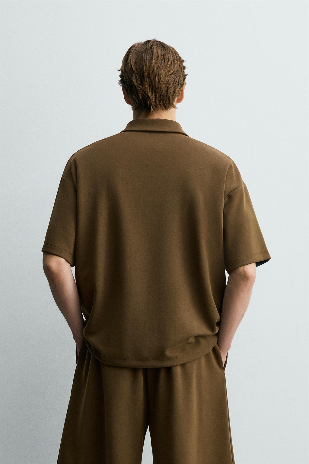 POLO RELAXED FIT SOFT / Marr?n - Zara фото 3
