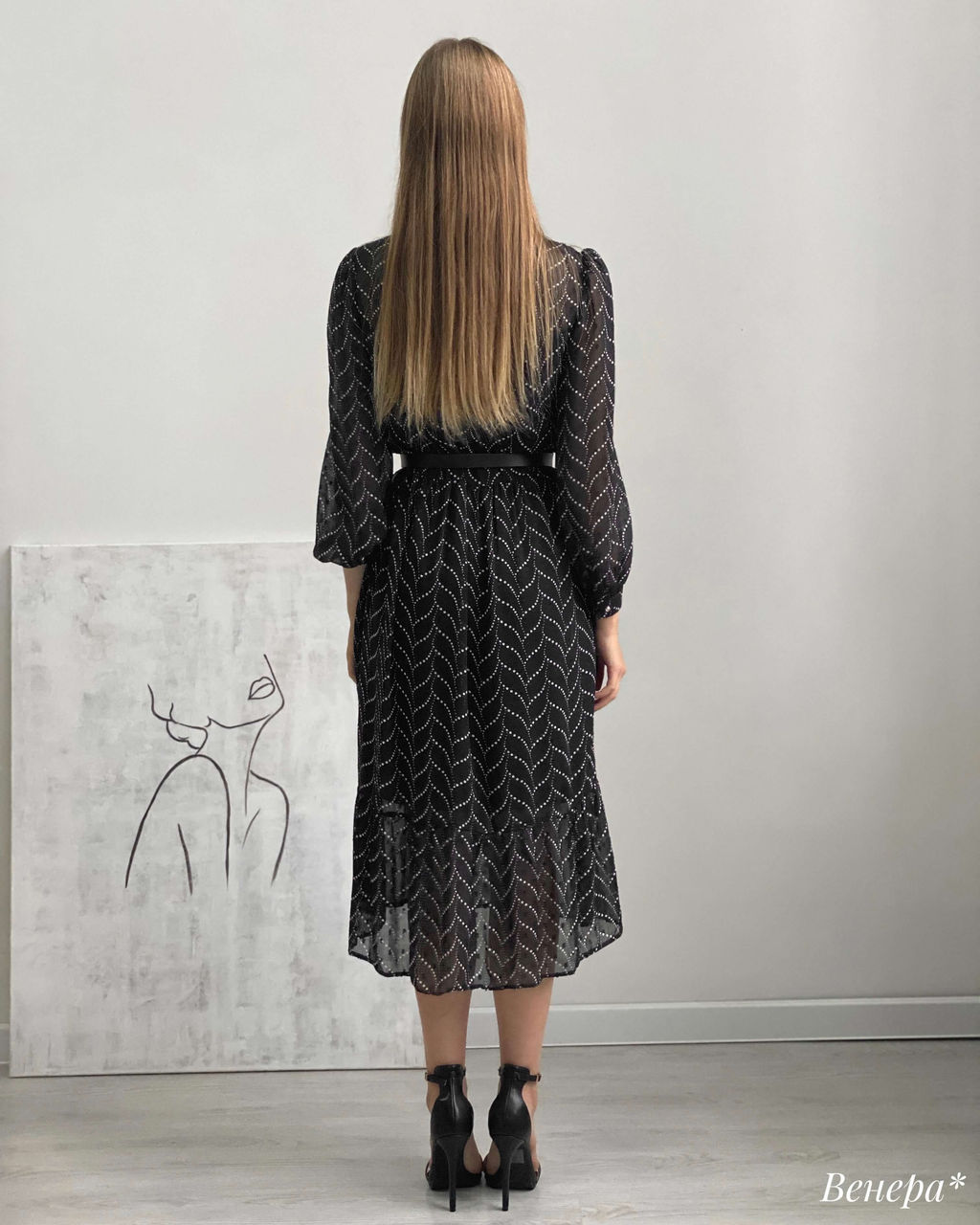Платье Венера (черный)* - Nadi bordo фото 4