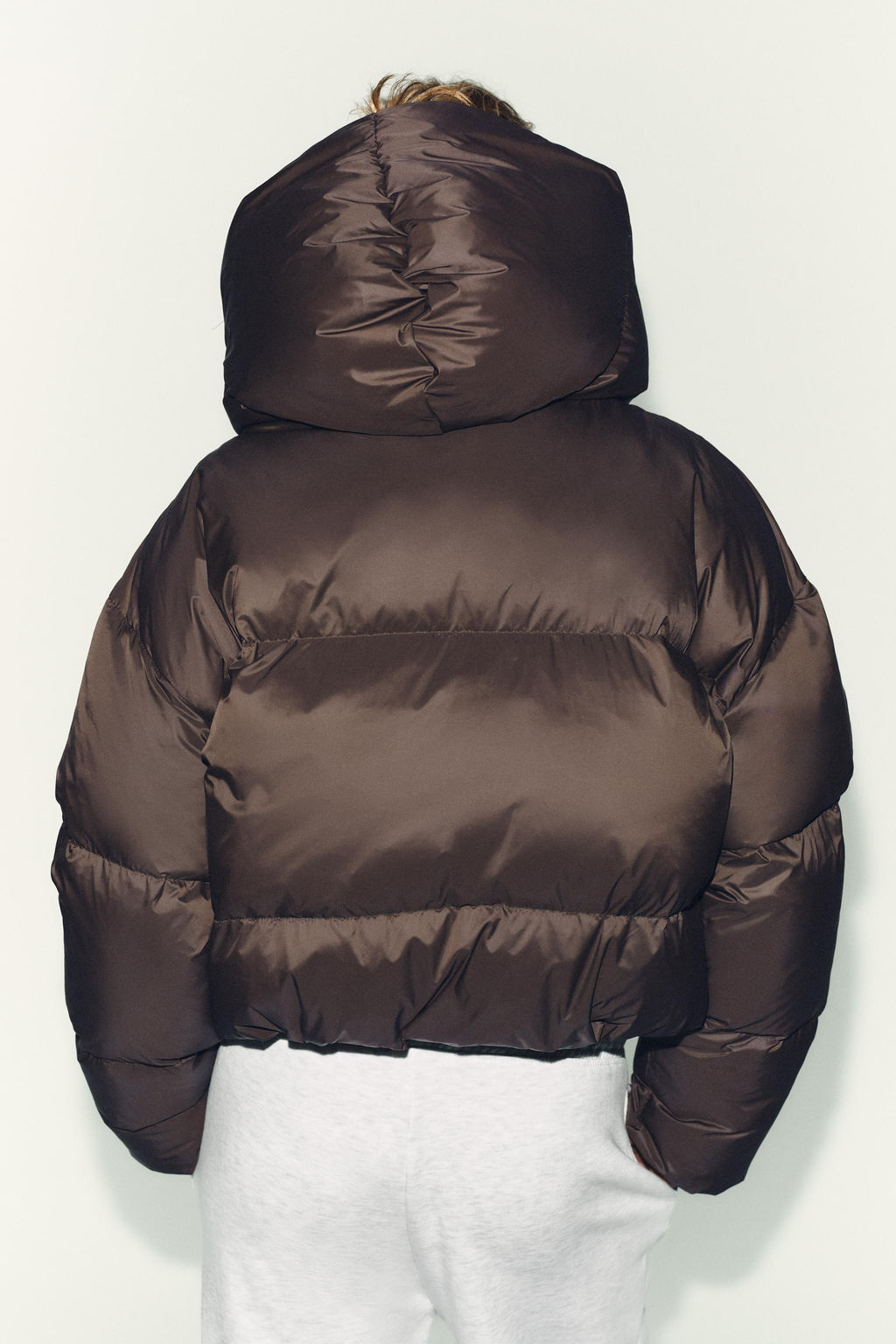 WATER-REPELLENT AND WINDPROOF DOWN JACKET WITH HOODIE - Zara фото 6