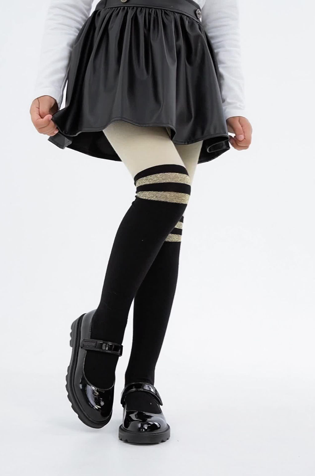 Колготки для девочки с люрексом Happyfox