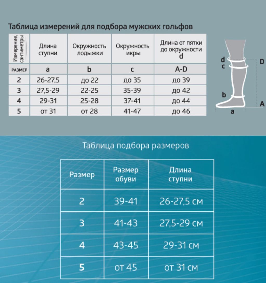 B.Well Гольфы компрессионные мужские II класс компрессии: 22-32 mmHg JW-127  фото 4
