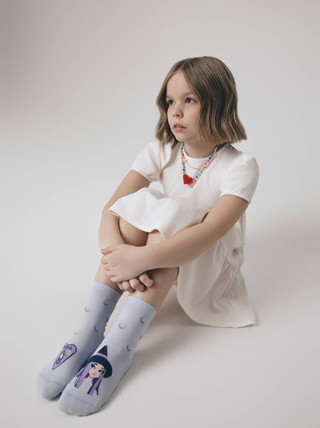 Цена за 2 пары CONTE-KIDS ВЕСЕЛЫЕ НОЖКИ бледно-фиолетовый