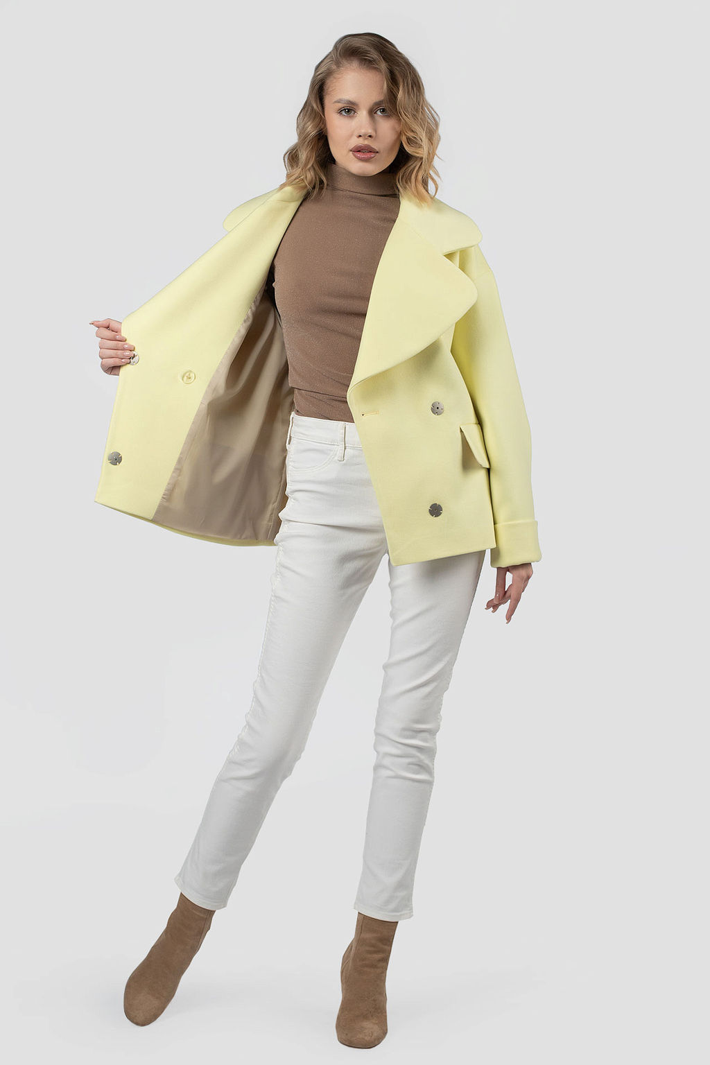 01-12236 Пальто женское демисезонное