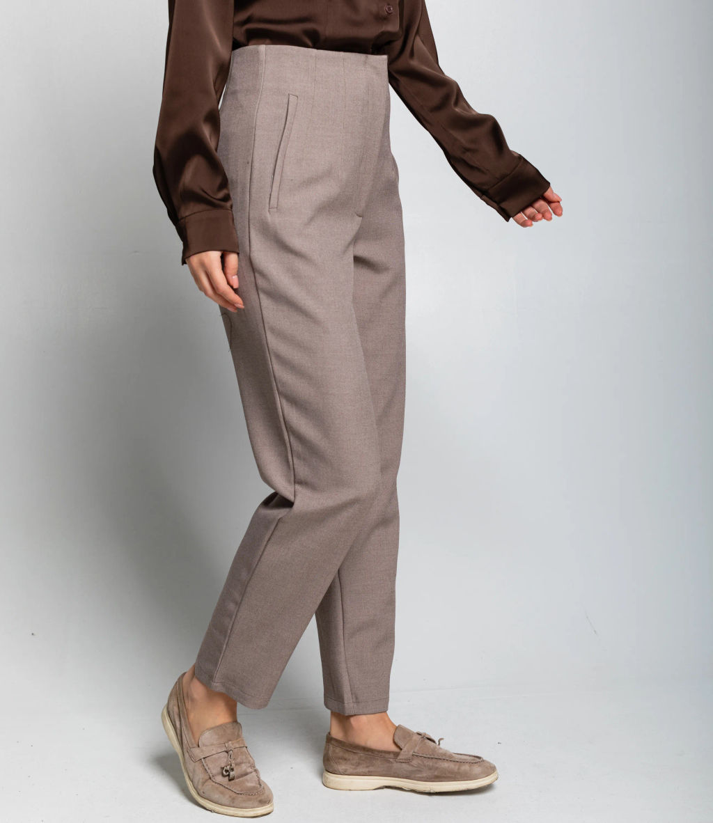 Брюки #ОКТ165002, бежевый - Dommod фото 3