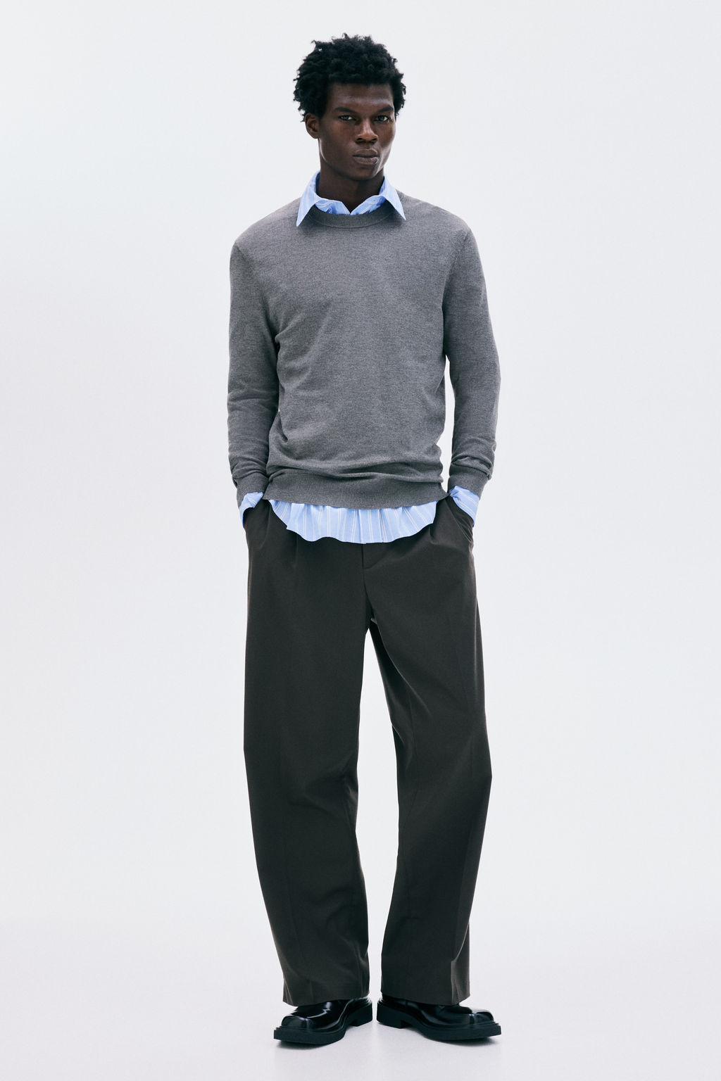 Jersey en punto fino Regular Fit - H&m фото 7