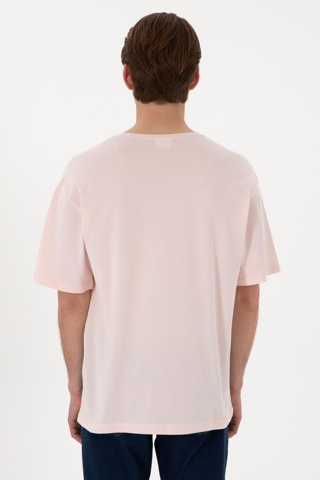 Erkek Comfort Fit Bisiklet Yaka A__k Pembe Ti__rt Sepette S_rpriz _ndirim - U.s. polo assn фото 5