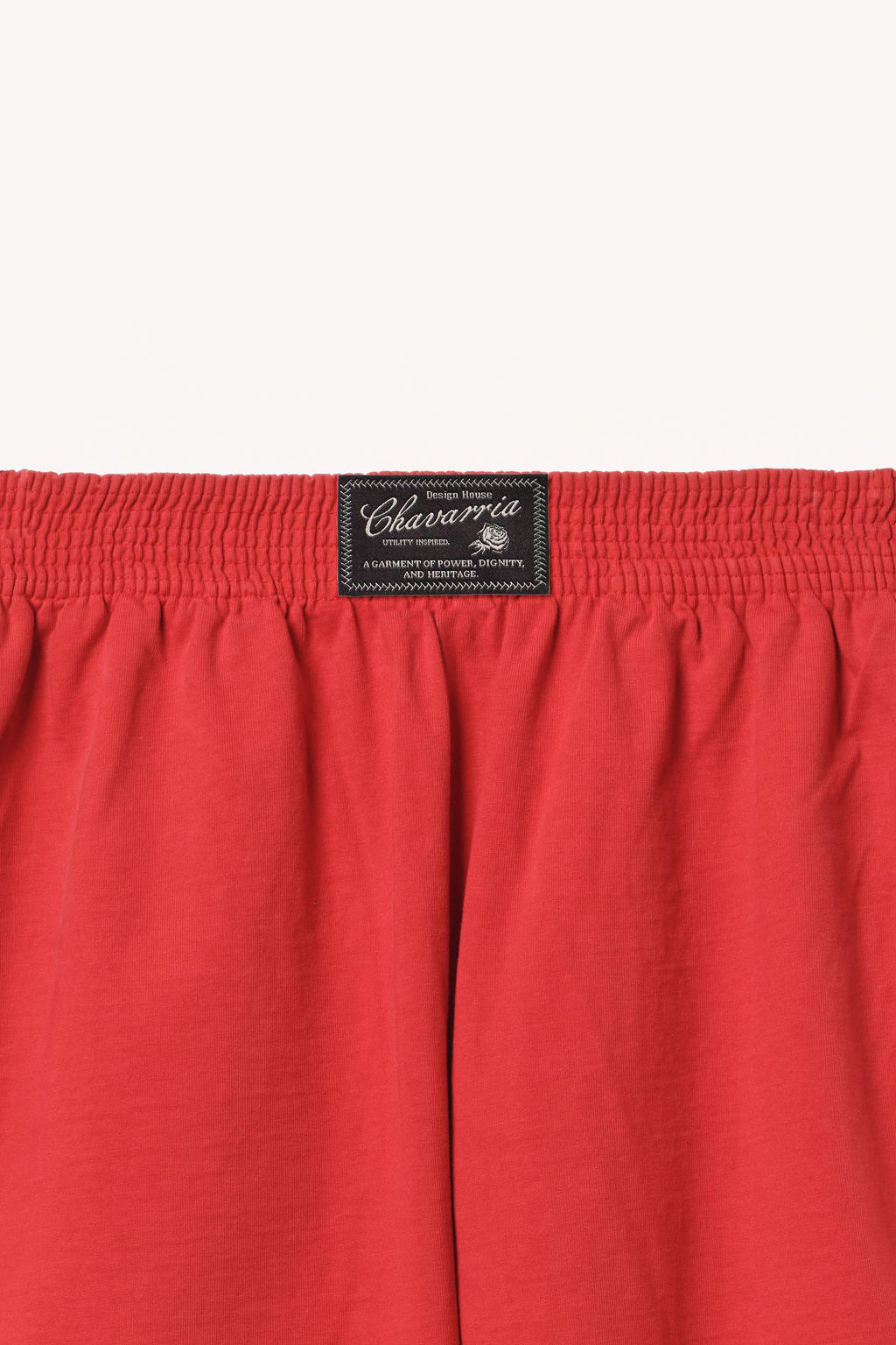 BERMUDA JOGGER BORDADO WILLY CHAVARRIA X ZARA / Rojo