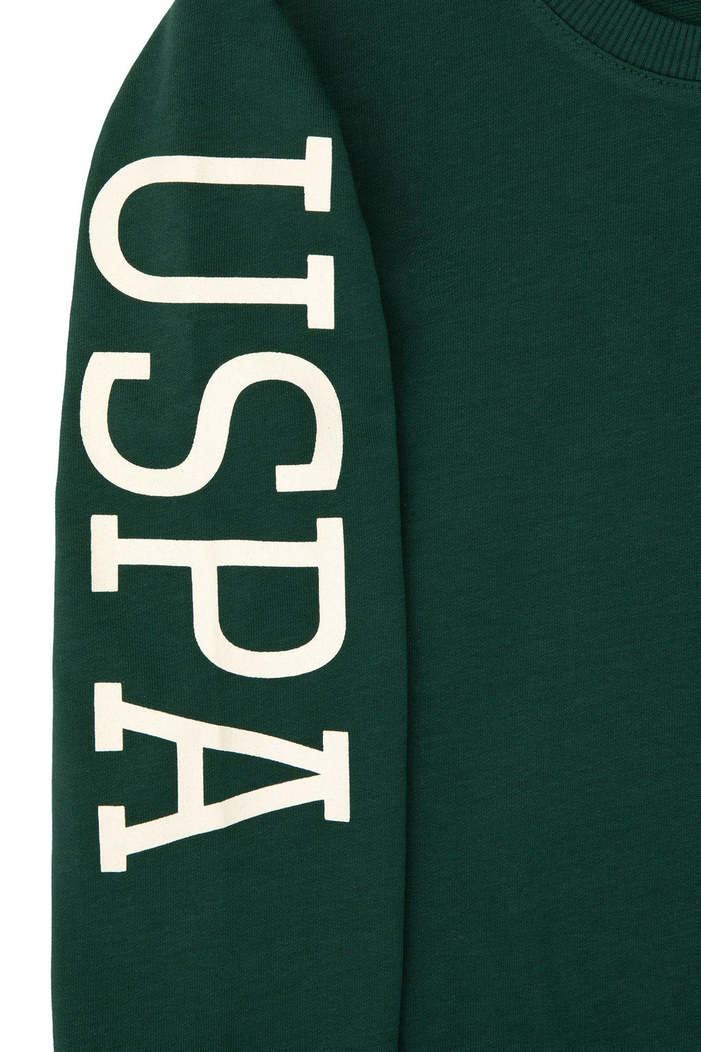 Erkek _ocuk Koyu Ye_il Basic Bisiklet Yaka Sweatshirt Sepette S_rpriz _ndirim - U.s. polo assn фото 3