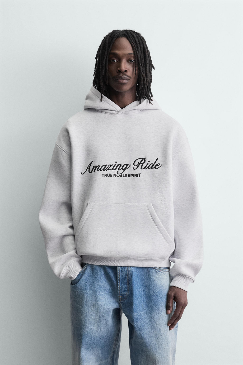 COMBINED SLOGAN SWEATSHIRT - Zara фото 2