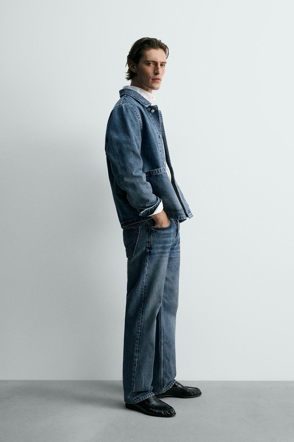 STRAIGHT-LEG JEANS LIMITED EDITION - Zara фото 4