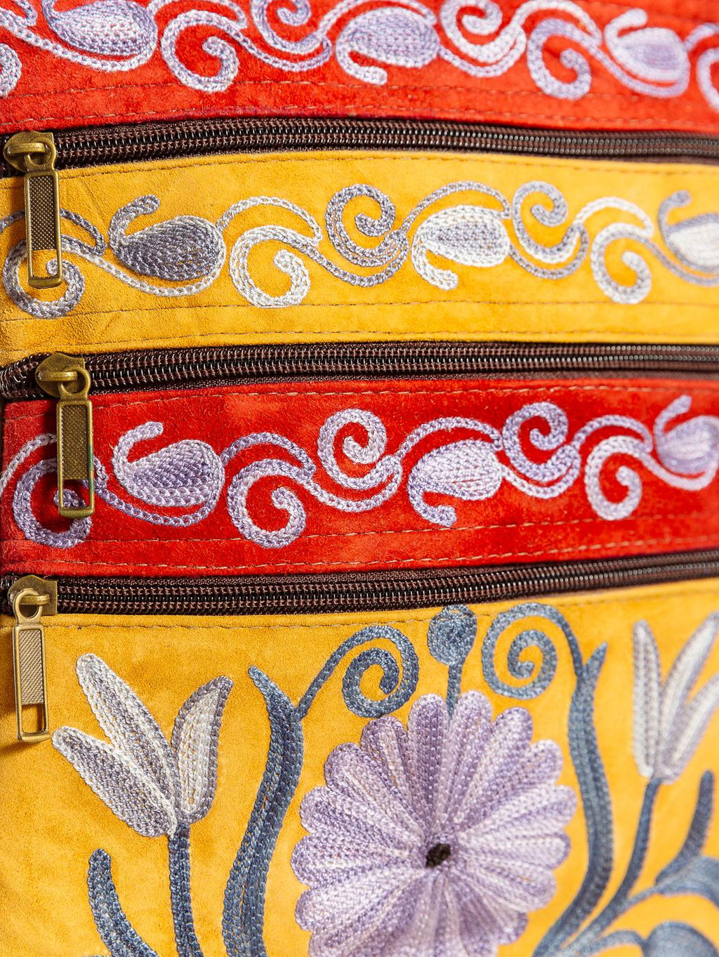 Сумка замшевая в ассортименте через плечо1107/71 - Ганг фото 2