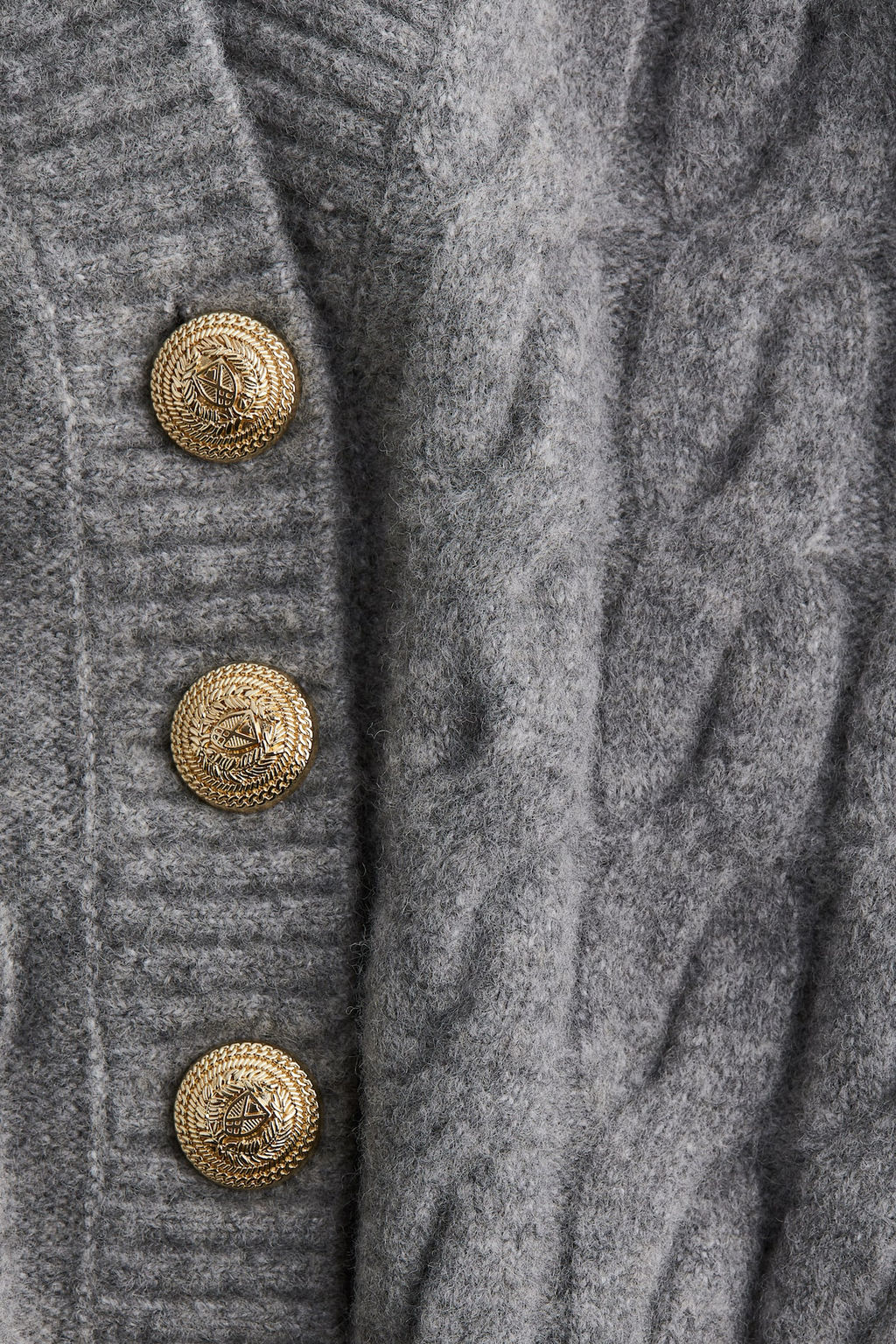 Cardigan en punto trenzado - H&m фото 6