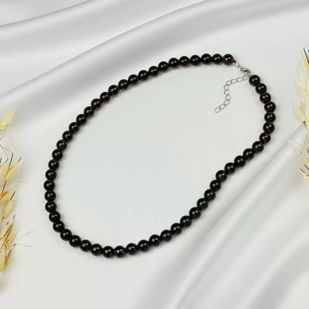 Бусы из Раухтопаза 45 см +