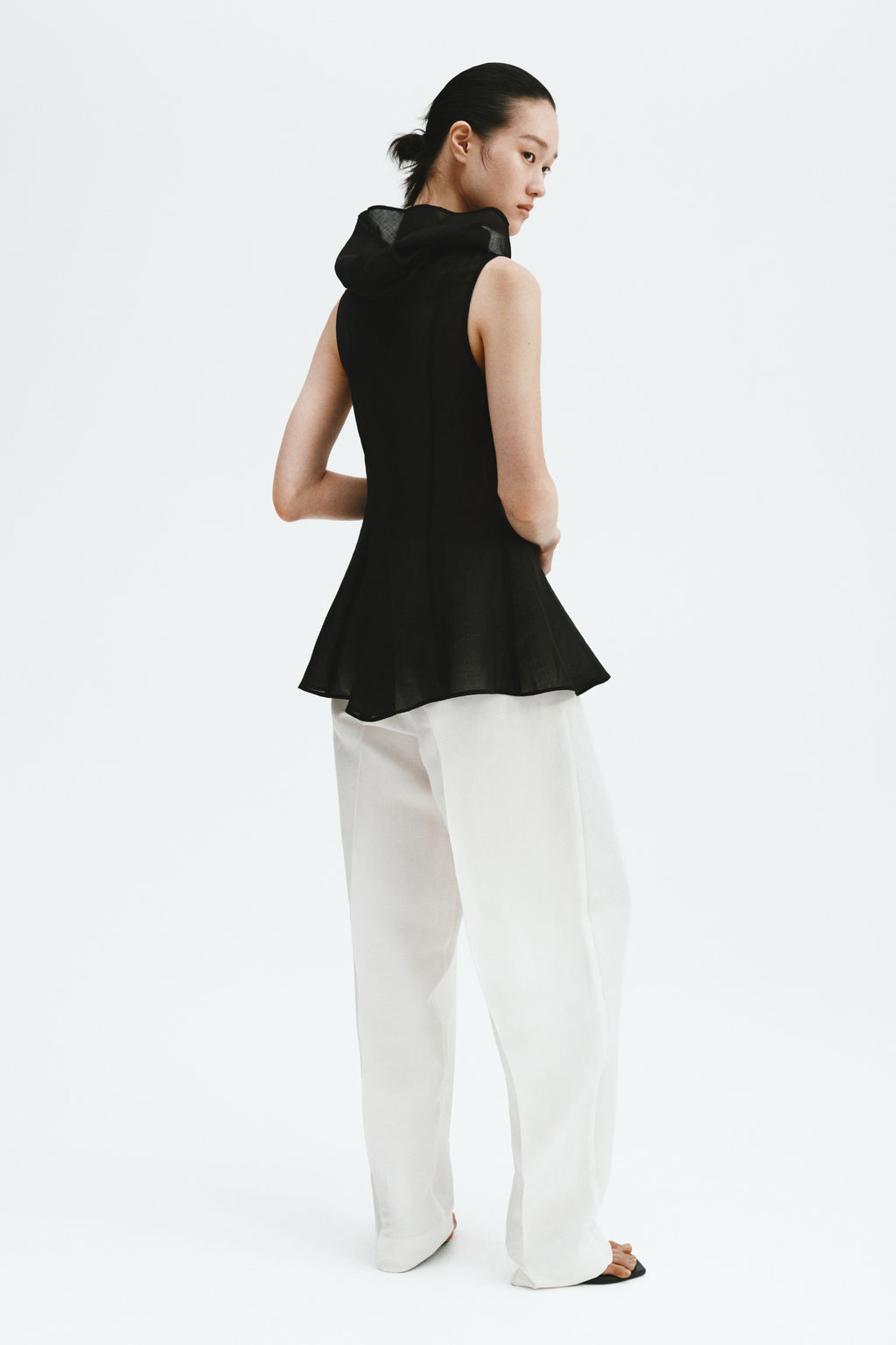 Top en mezcla de ramio con peplum - H&m фото 6