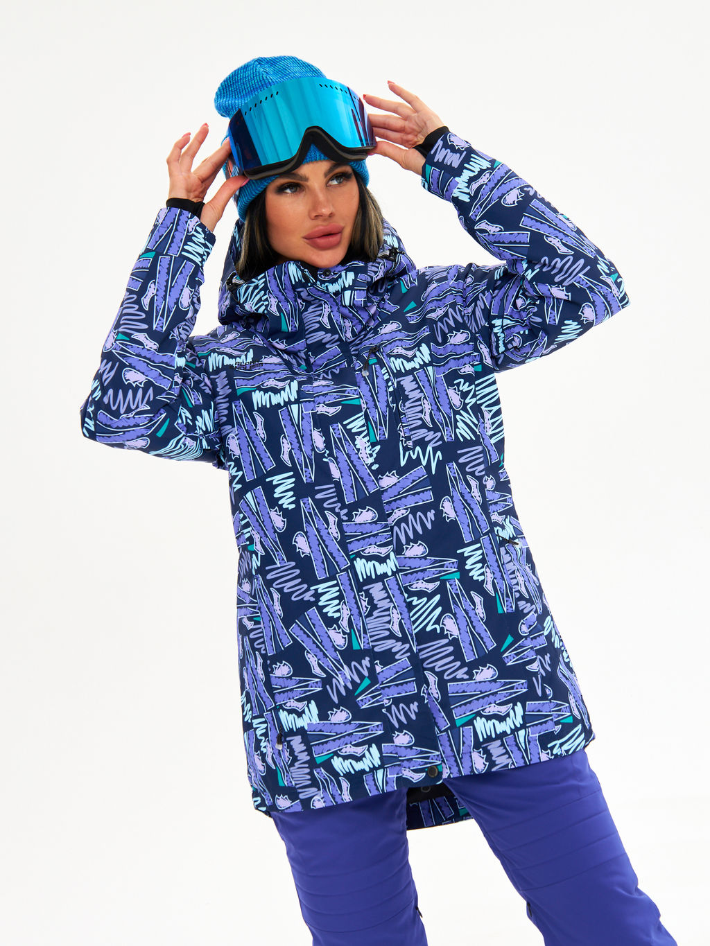 Женская горнолыжная сноубордическая куртка Alpha Endless Ultra Chaleur SNB 423/316_5 Разноцветный  фото 5