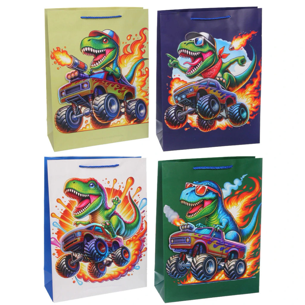 Пакет подарочный "Мой динозавр" 31*42*12 см