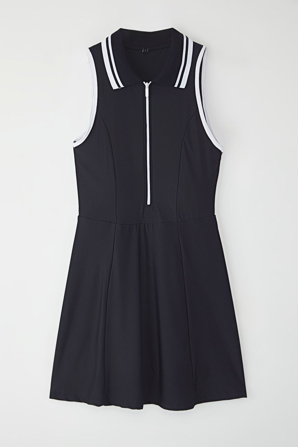 Trendyolmilla Lacivert Micro Kumas Fermuar ve Biye Detayl? Tenis Orme Spor Elbise THMSS25EL00005  фото 5