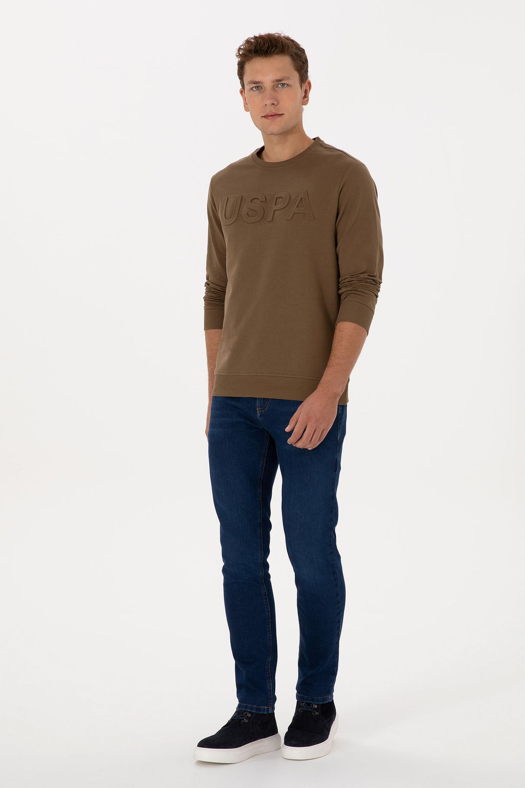 Erkek Koyu Mavi Slim Fit Jean Pantolon - U.s. polo assn фото 3