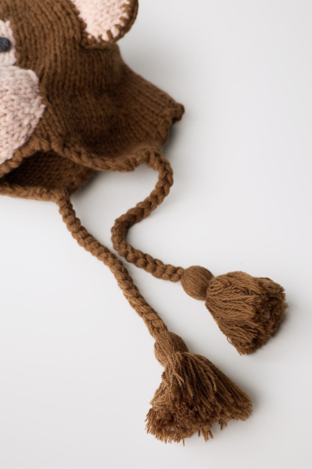 100% WOOL MONKEY HAT LIMITED EDITION - Zara фото 17