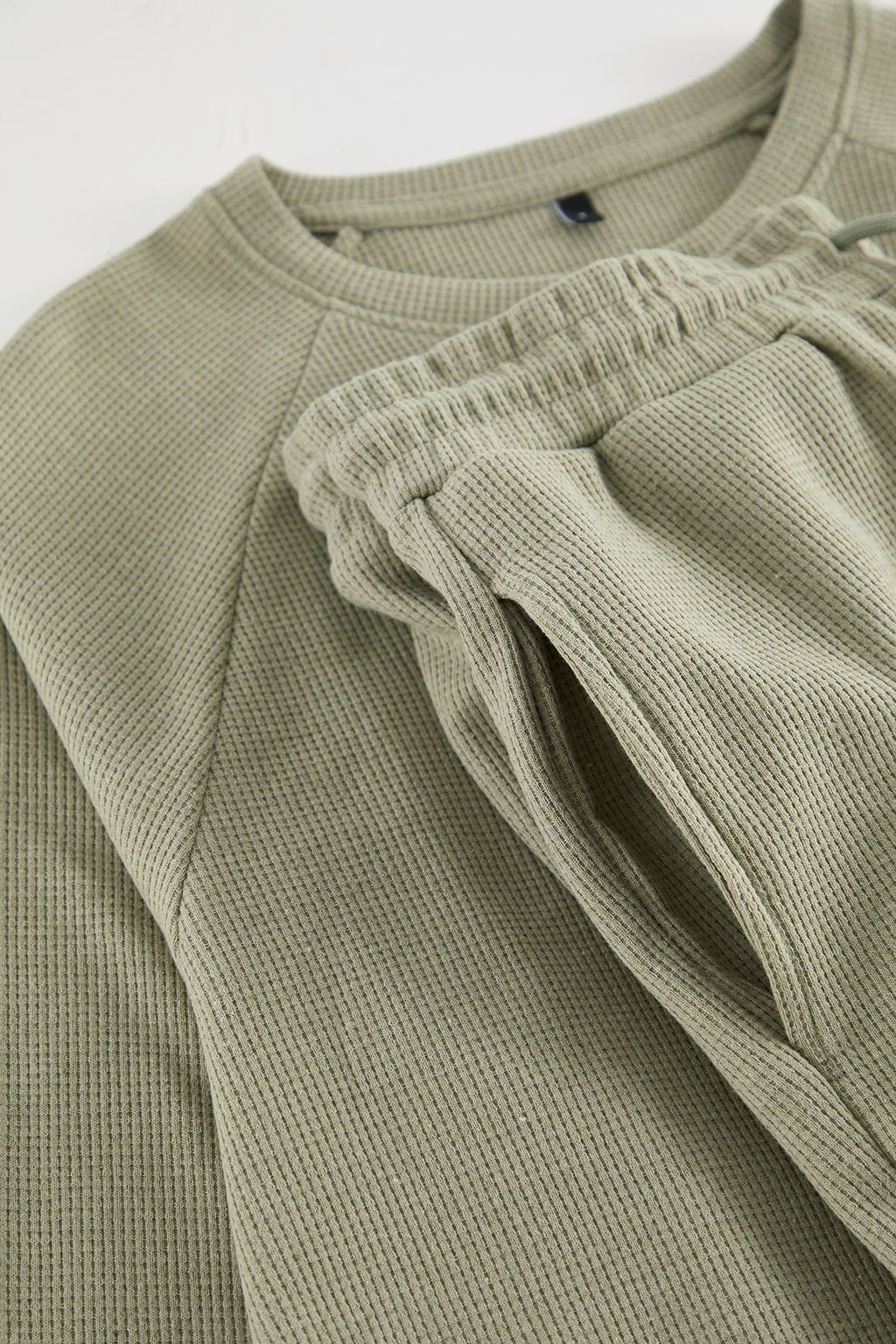 TRENDYOL MAN Lacivert Regular Fit Waffle Orme Pijama Tak?m? TMNAW23PT00015 - Trendyolmilla фото 20