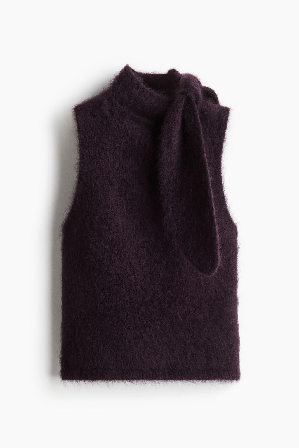 Top en mezcla de mohair con cuello fular - H&m фото 2