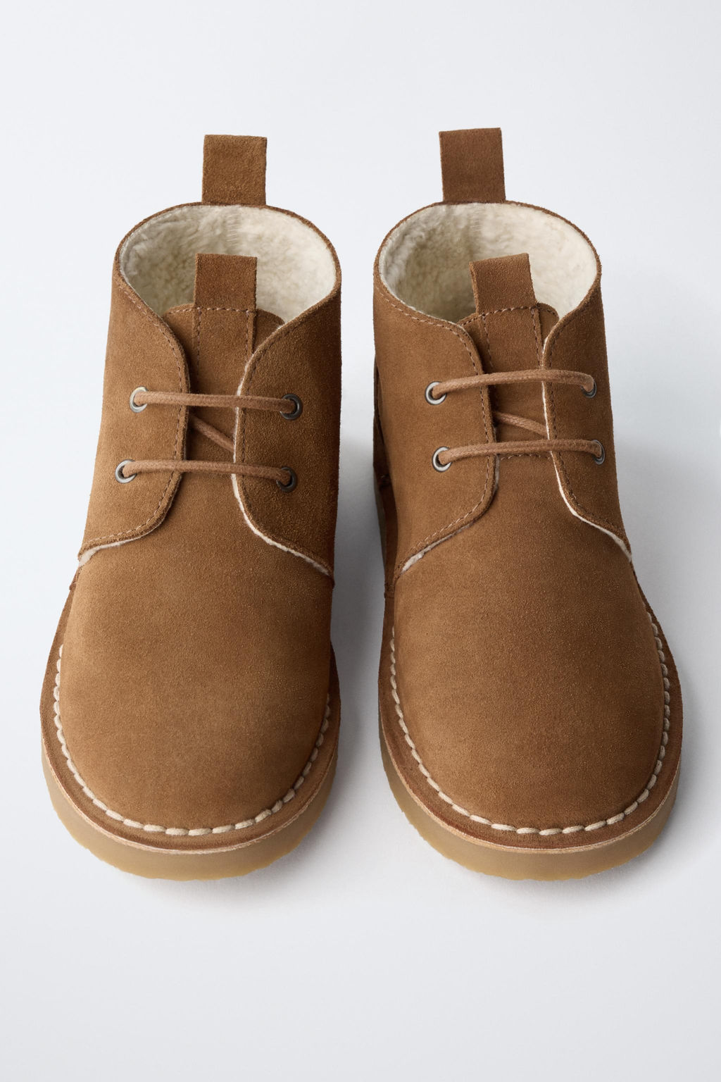 LINED LEATHER BOOTS - Zara фото 4