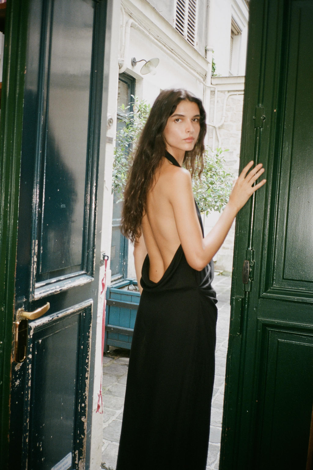 FLOWING DRAPED MIDI DRESS - Zara фото 8