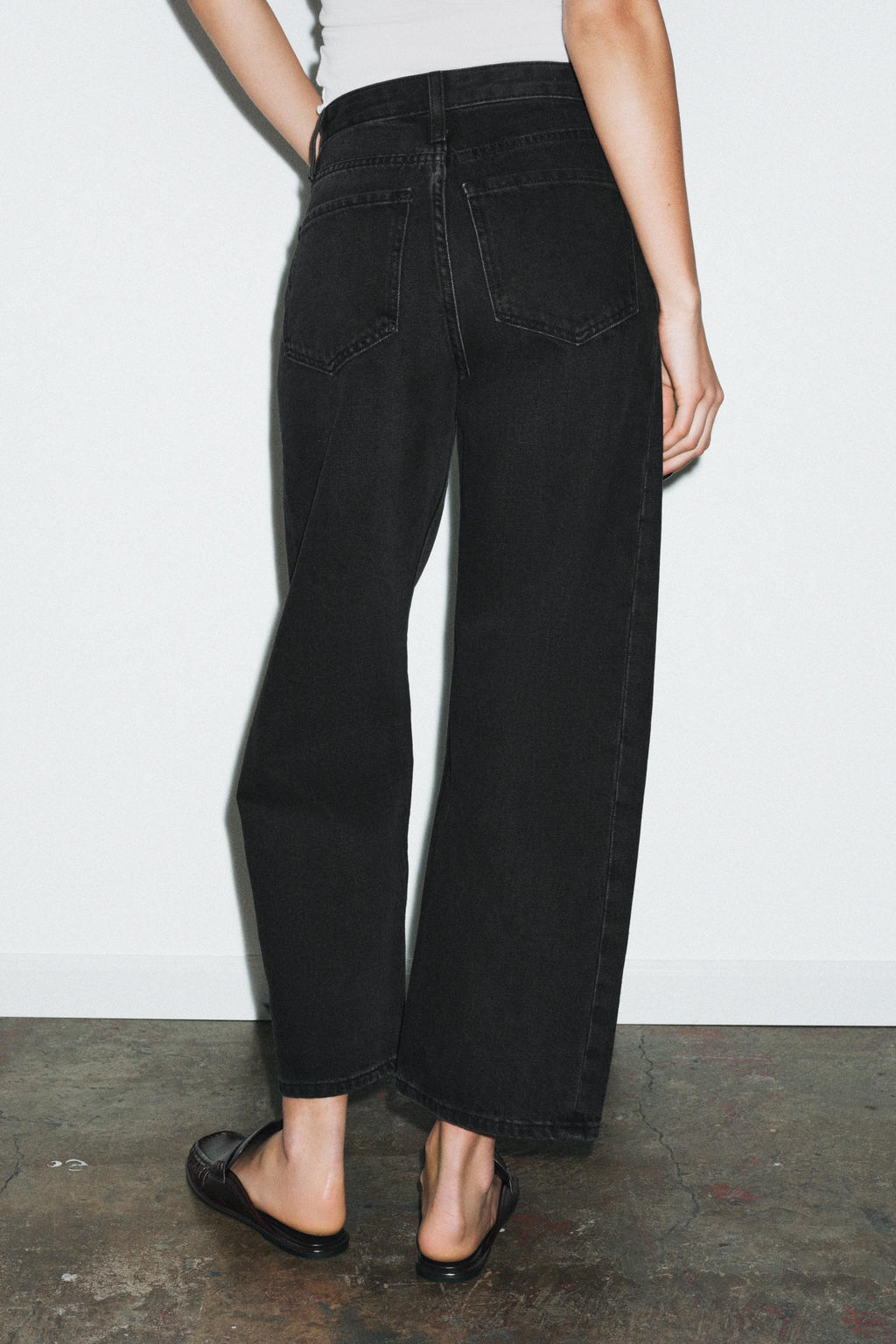 ZW COLLECTION STRAIGHT LOW-RISE JEANS - Zara фото 16