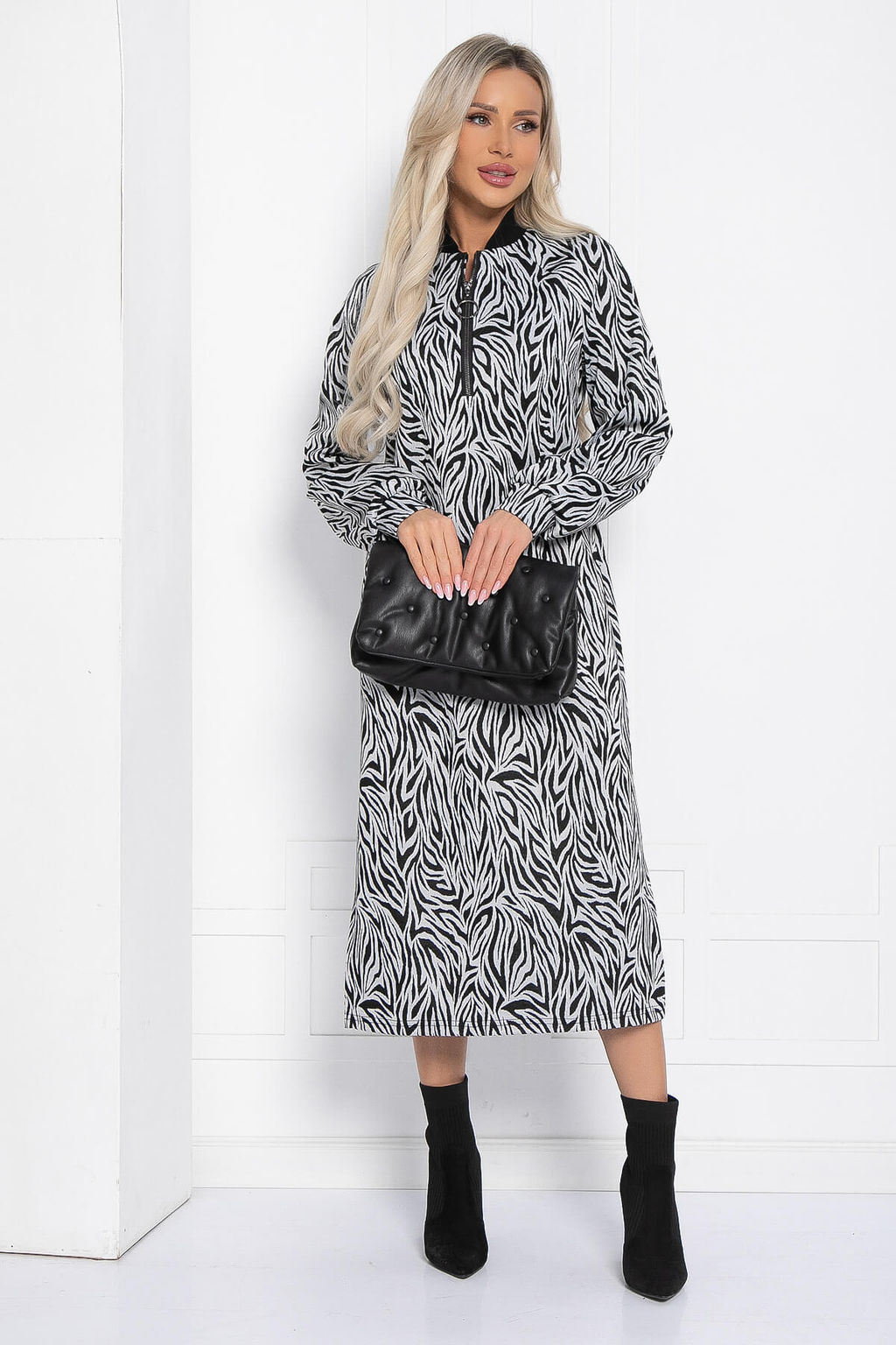 Платье Белые ночи (черно-белое) П12305-19 - Lt collection фото 7