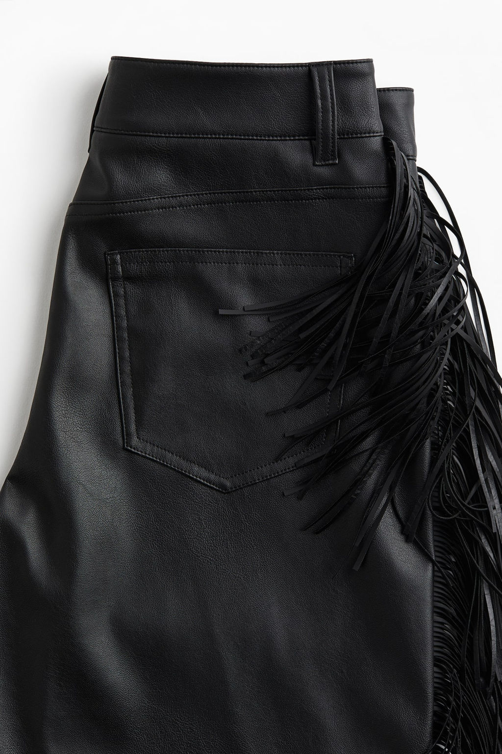 Pantalon revestido con flecos - H&m фото 6