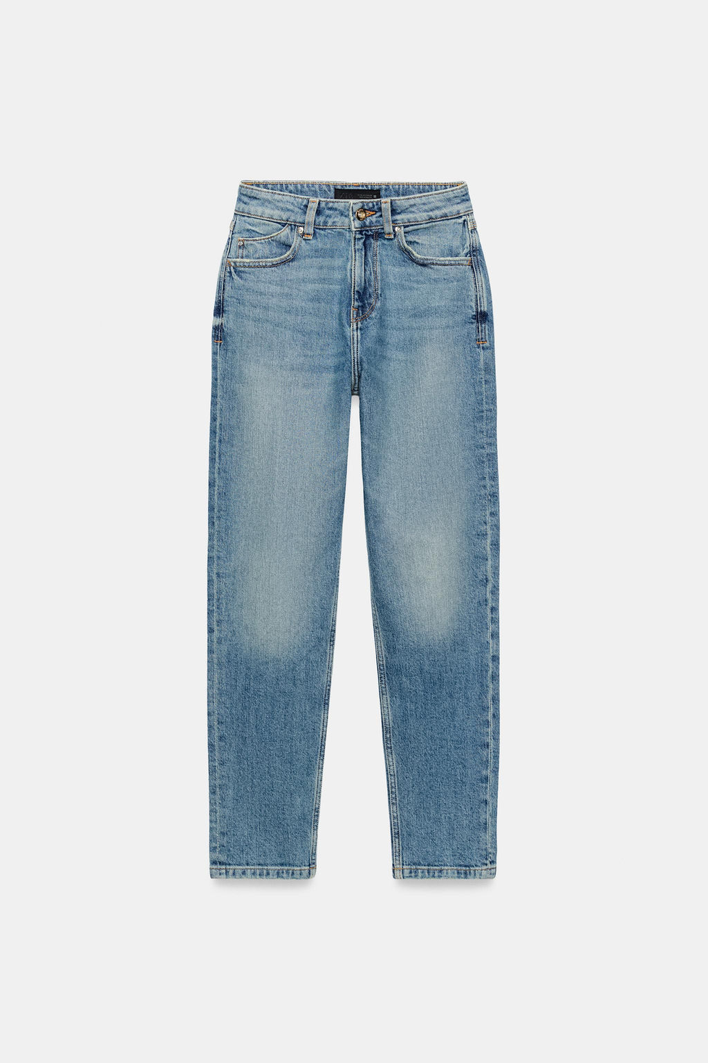 JEANS Z1975 MOM FIT TIRO ALTO / ?ndigo - Zara фото 8