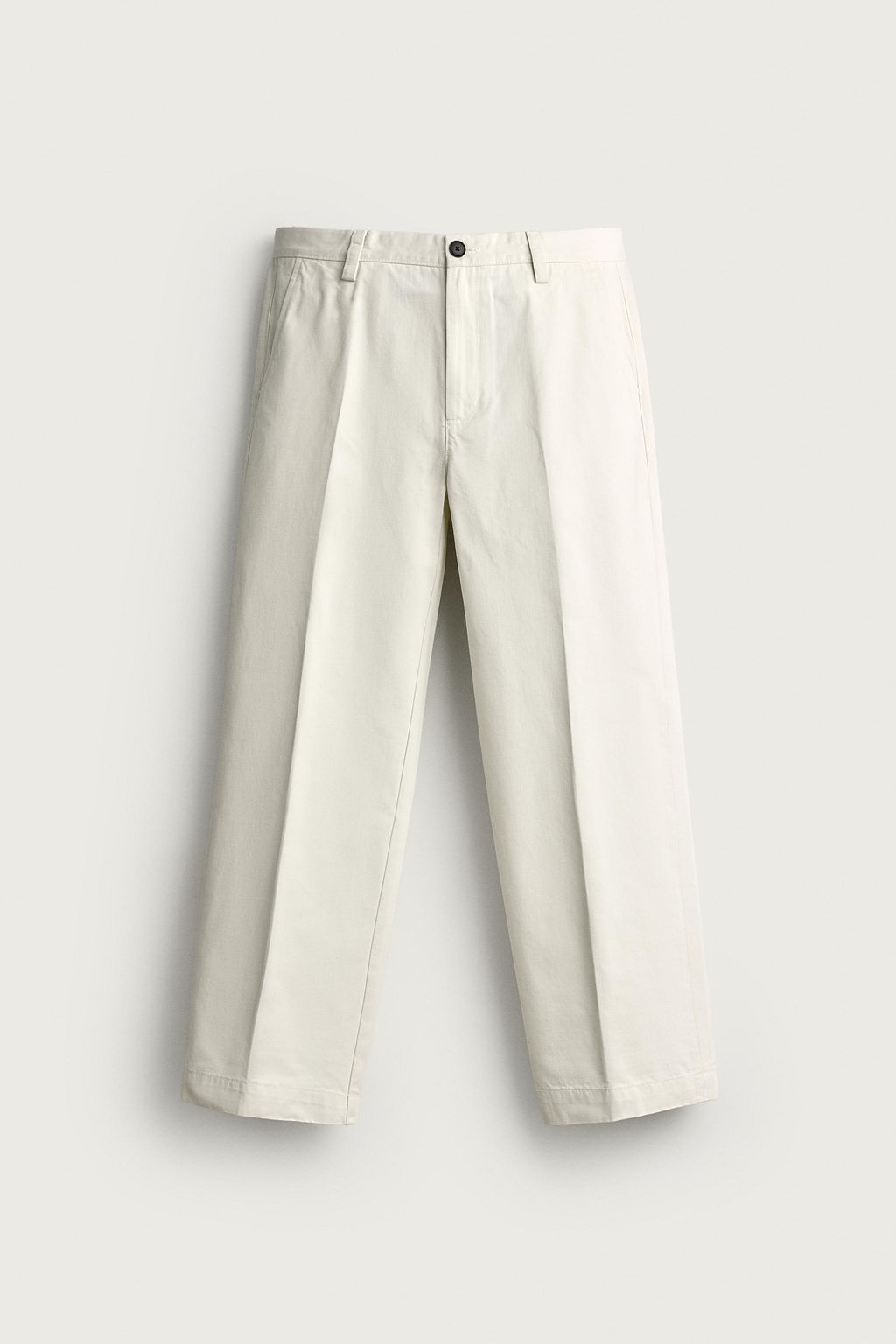 PANTAL?N CHINO RELAXED FIT LAVADO / Crudo - Zara фото 5