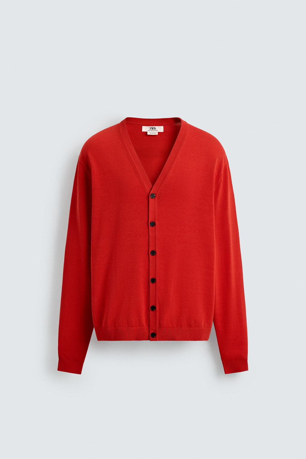 RELAXED FIT LIMITED EDITION CARDIGAN - Zara фото 7