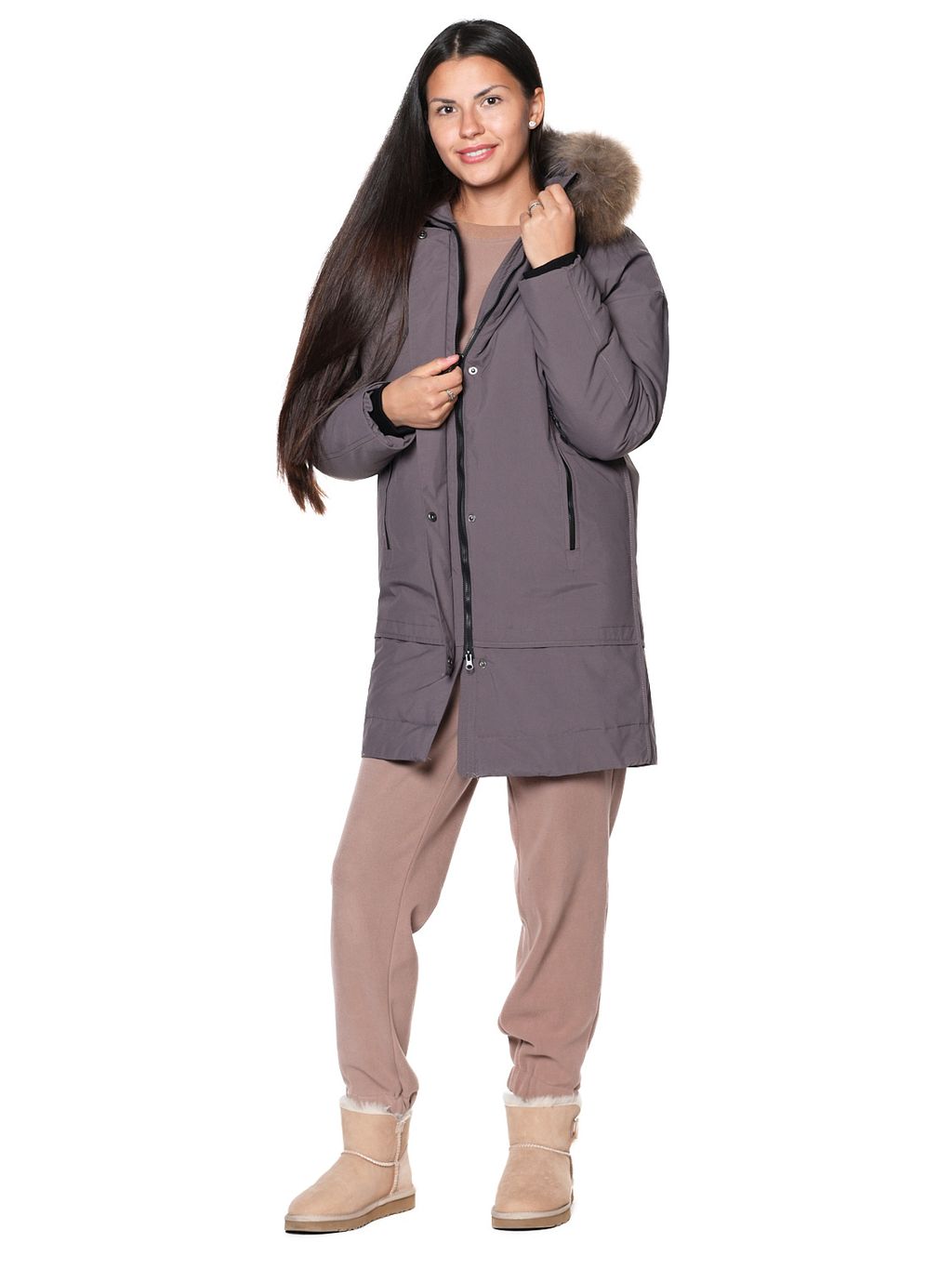 Куртка B-8809 Хаки - Snow headquarter фото 16