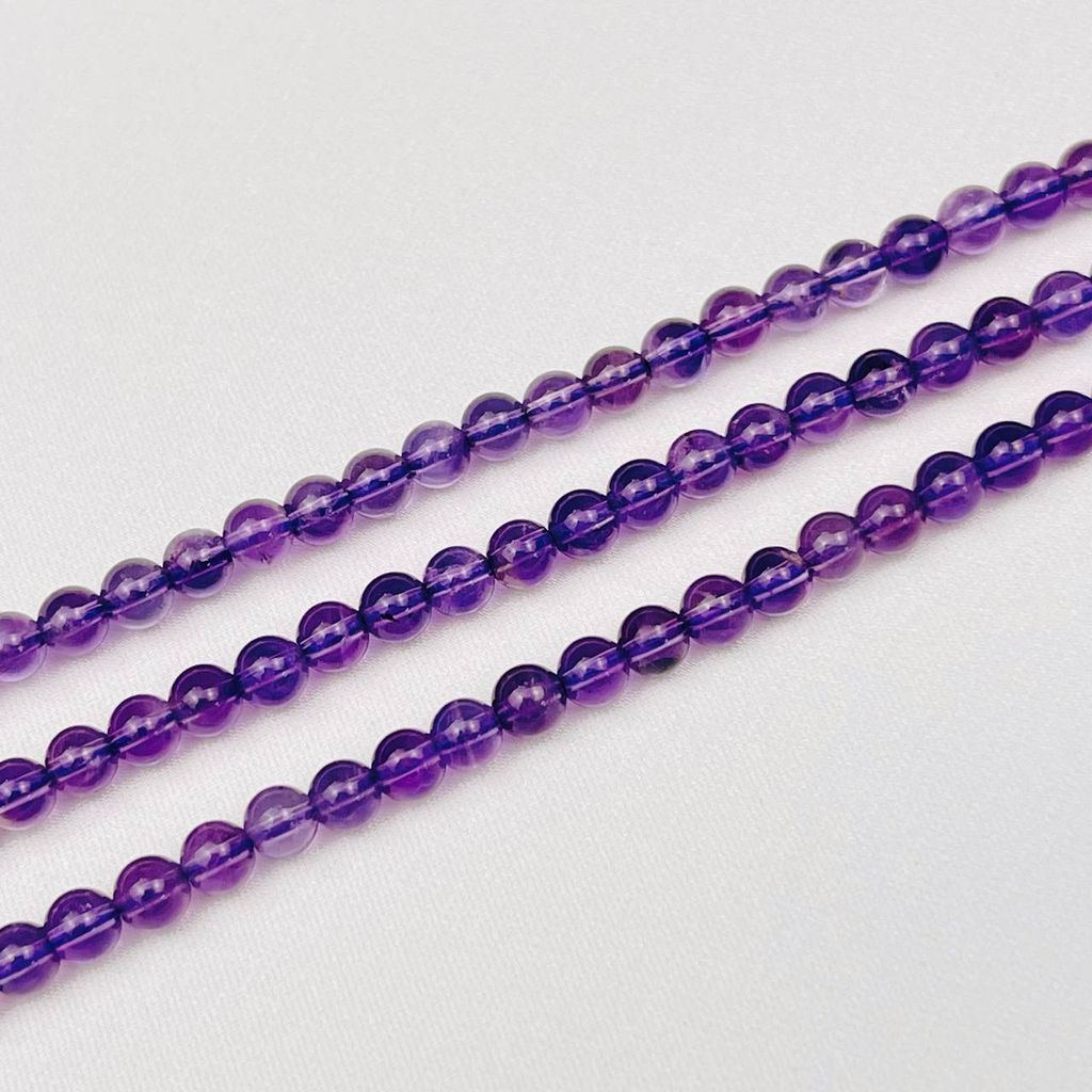 Бусины для украшений из Аметиста (84 бусины)