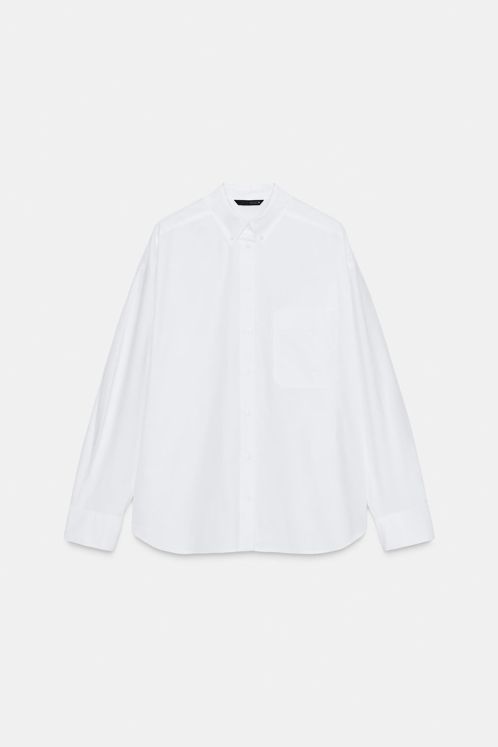 POPLIN SHIRT WITH POCKET - Zara фото 6