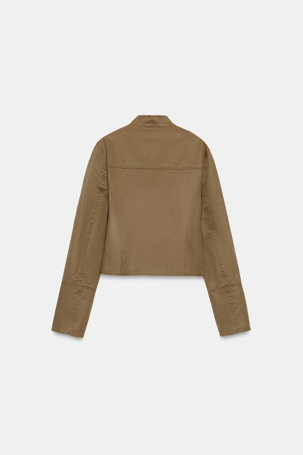 WASHED EFFECT STUDDED JACKET - Zara фото 6